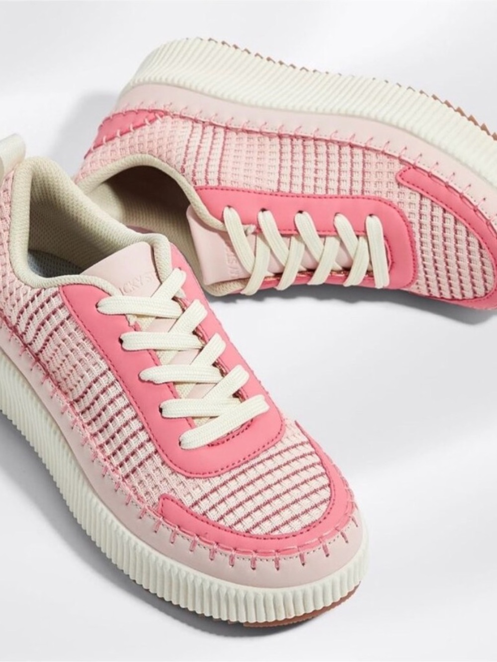 LUCKY STEP Air Cooled Pink Sneakers size 7 - Picture 2 of 13